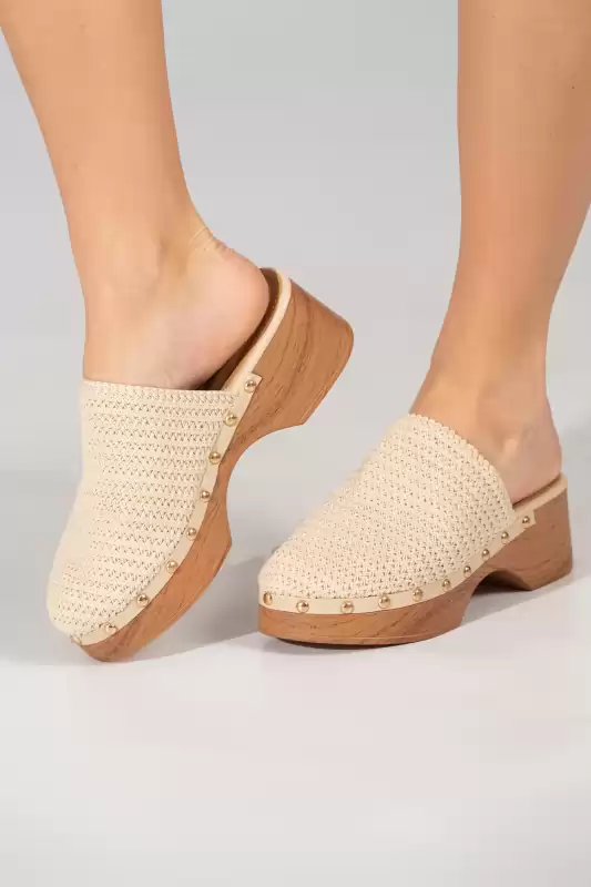 Clog Knitted Popper 