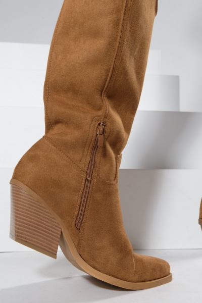 Cowboy Boots Suette Camel