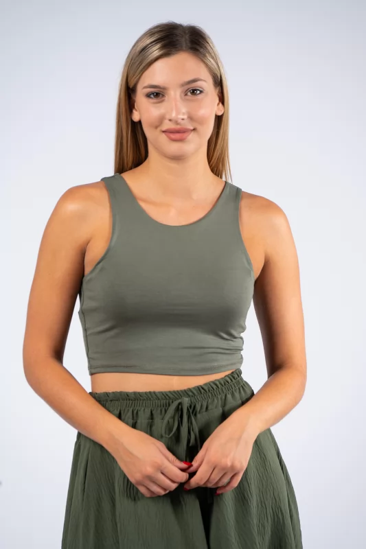 Crop Top Olive