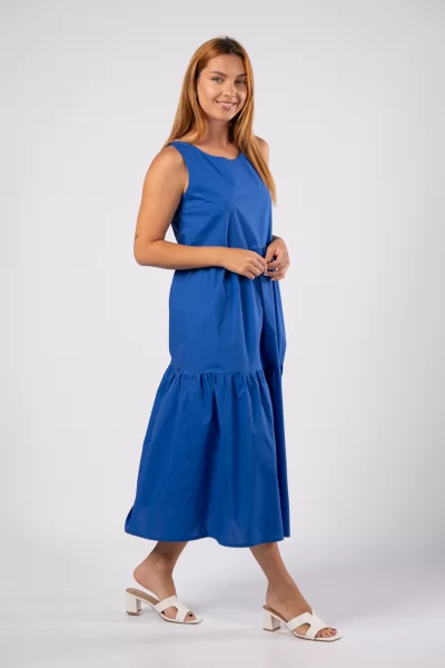 Dress Sleeveless Royal Blue