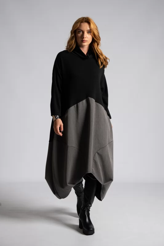 Asymmetrical Dress Threaded