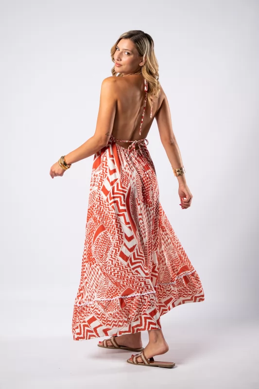 Dress Maxi Boho Naomi Copper