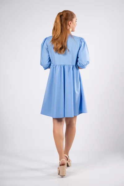 Dress Cotton Light Blue