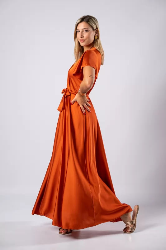 Dress Crouched Copper