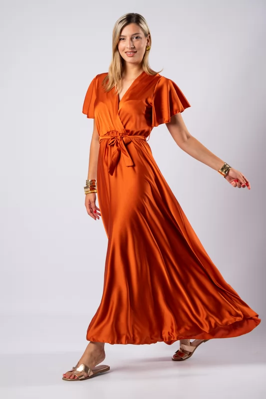 Dress Crouched Copper