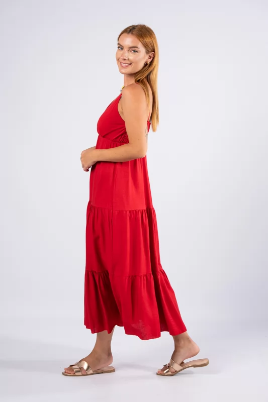 Φόρεμα Κρουαζέ Κόκκινο