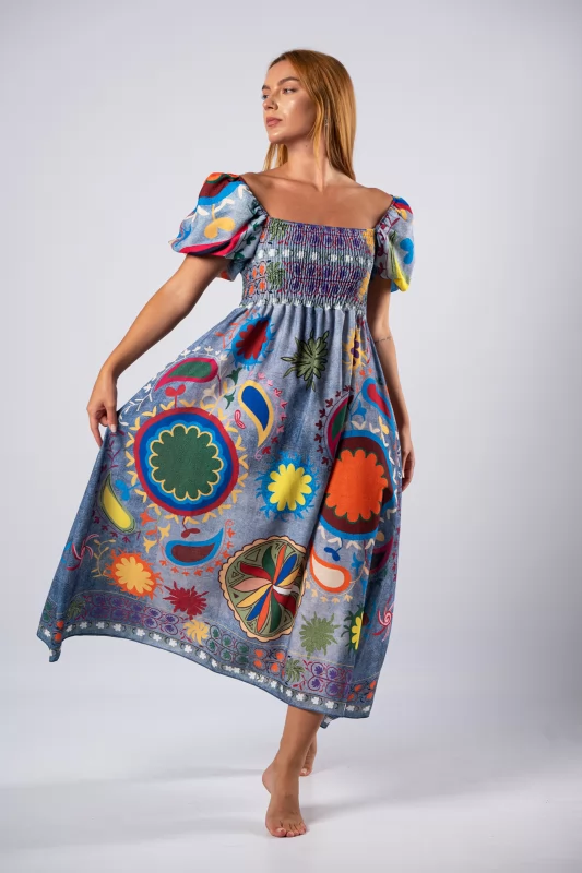 Φόρεμα Mantala Multicolor-Denim