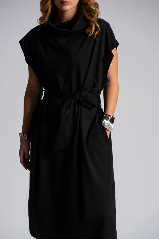 Midi Sleeveless Dress Belt