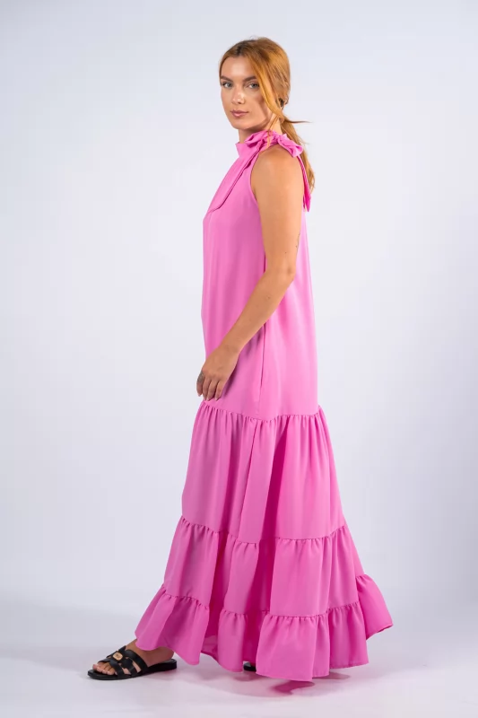 Maxi Dress Binding Pink