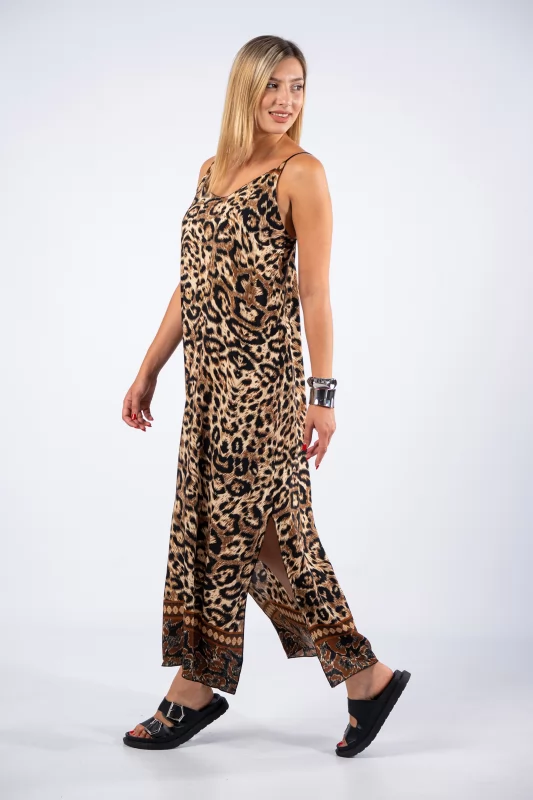 Φόρεμα Maxi Leopar