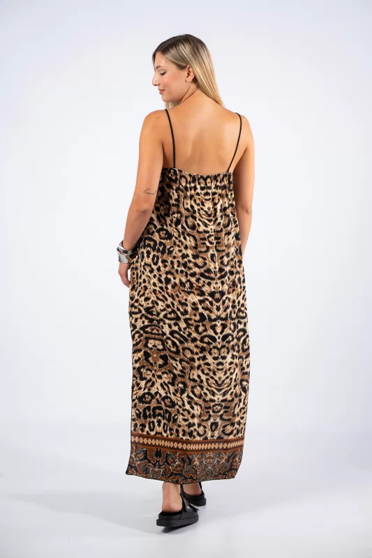 Φόρεμα Maxi Leopar