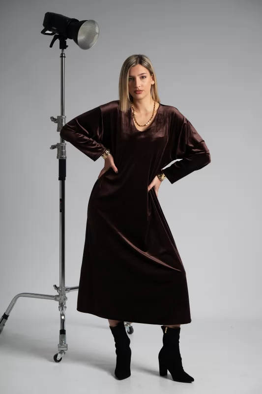 Φόρεμα Maxi V Velvet