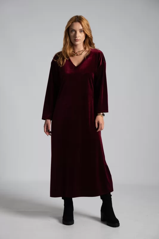 Φόρεμα Maxi V Velvet