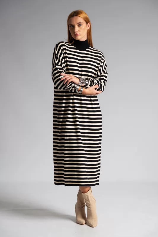 Dress Midi Lupeto Stripes