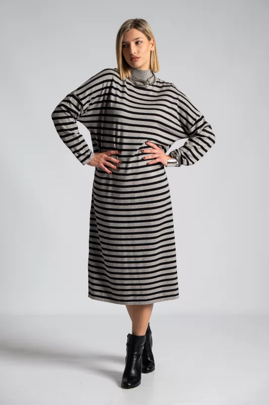 Dress Midi Lupeto Stripes