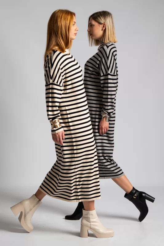 Dress Midi Lupeto Stripes