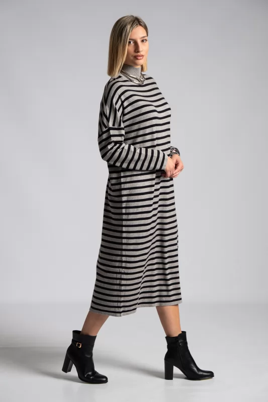 Dress Midi Lupeto Stripes