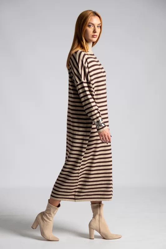 Dress Midi Lupeto Stripes