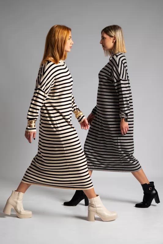 Dress Midi Lupeto Stripes