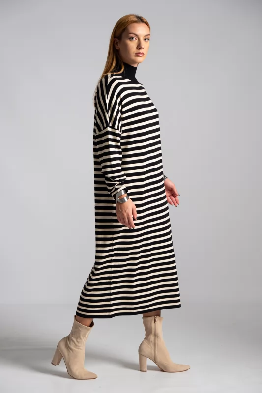 Dress Midi Lupeto Stripes