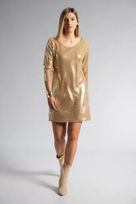 Mini Shimmer Dress