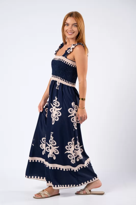 Φόρεμα Μπαρόκ Navy Blue