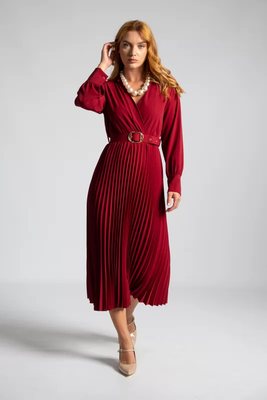 Dress Pleated Maxi 