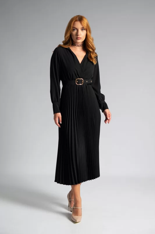 Dress Pleated Maxi 