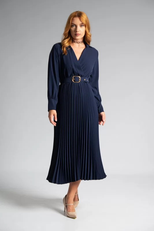 Dress Pleated Maxi 