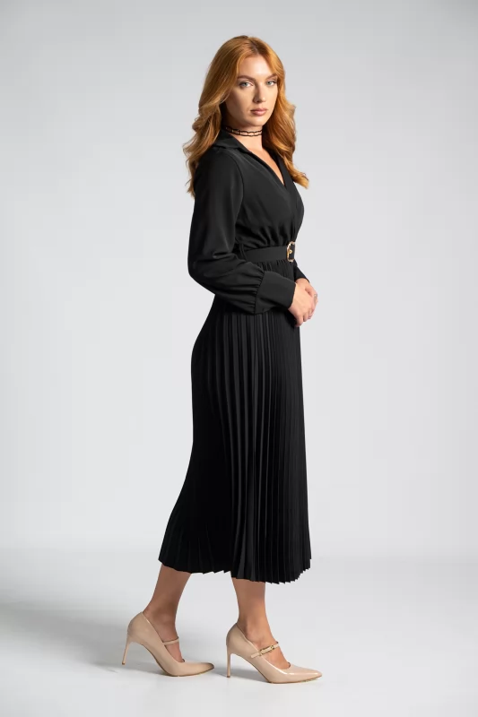 Dress Pleated Maxi 