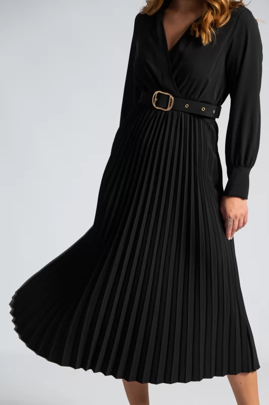 Dress Pleated Maxi 