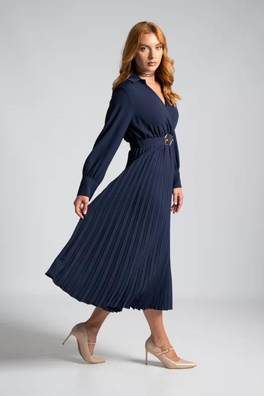 Dress Pleated Maxi 