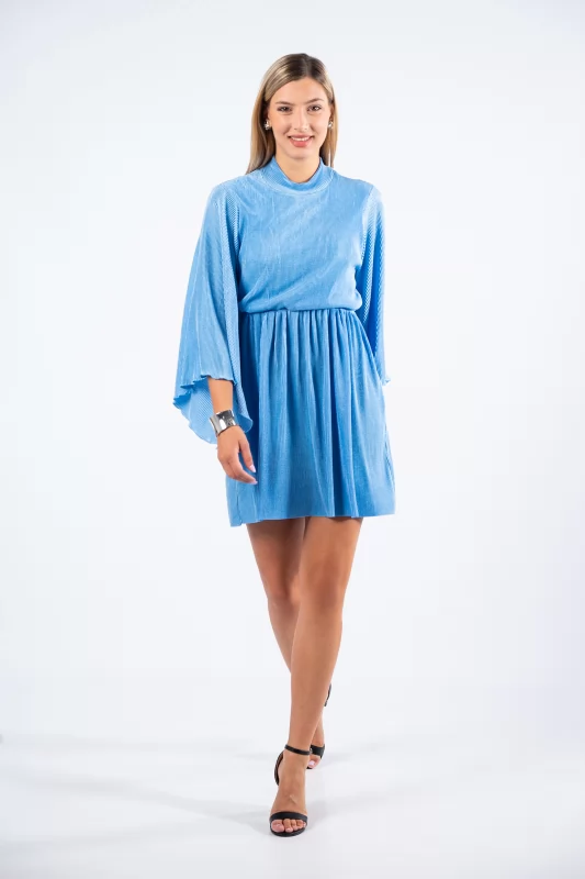 Dress Rib Trombet Light blue