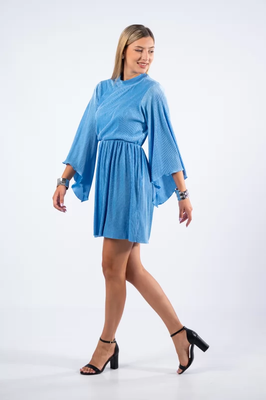 Dress Rib Trombet Light blue