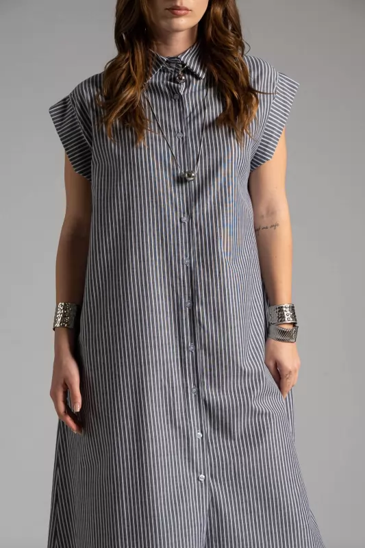 Dress Stripes Semi-sheer