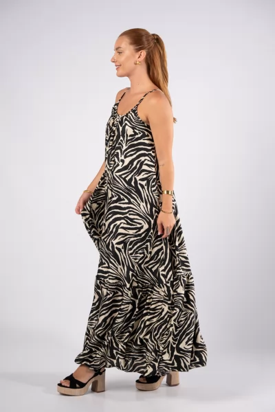 Φόρεμα Tιράντες Zebra