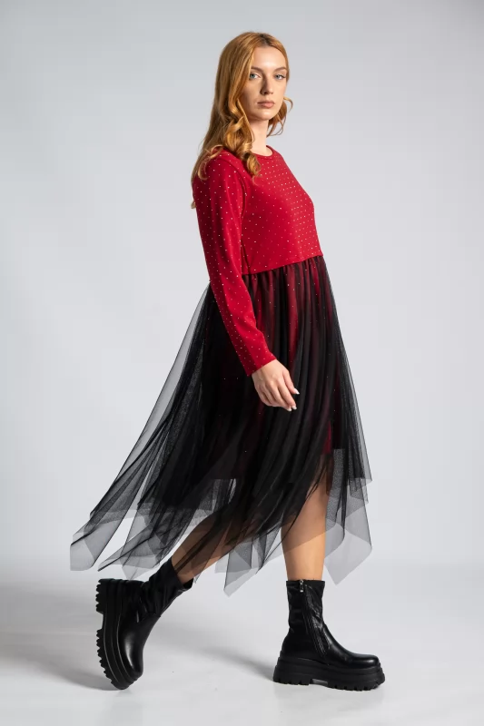 Tulle Dress Rhinstones