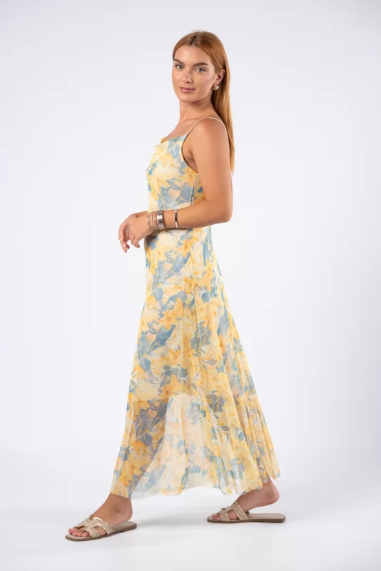 Φόρεμα Tulle Floral Lemon