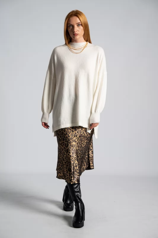 Φούστα Lurex Leopar