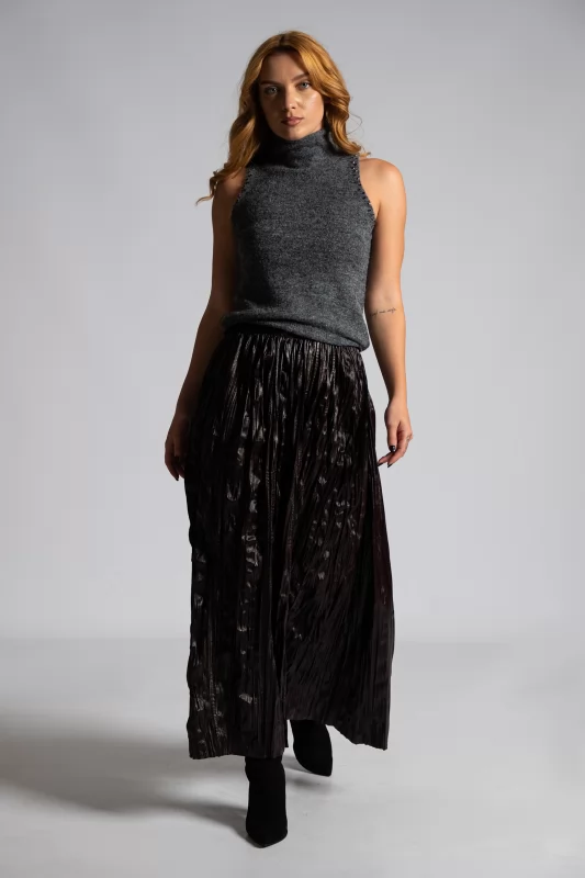 Midi Skirt Leatherette