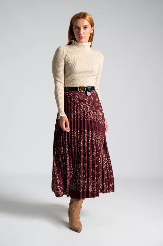 Midi Skirt Lahore Pleated