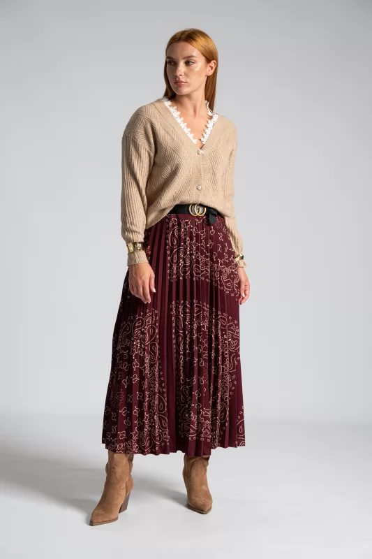 Midi Skirt Lahore Pleated