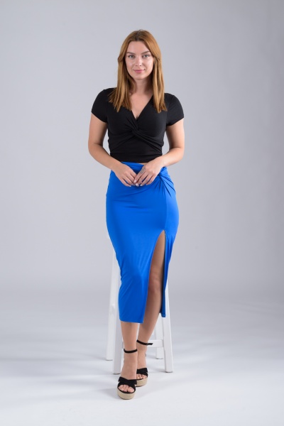 Midi Skirt Blue Royal 