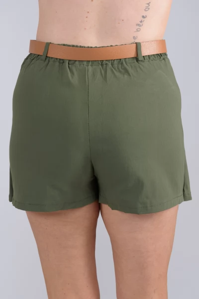 Skirt-Shorts Pleated Khaki