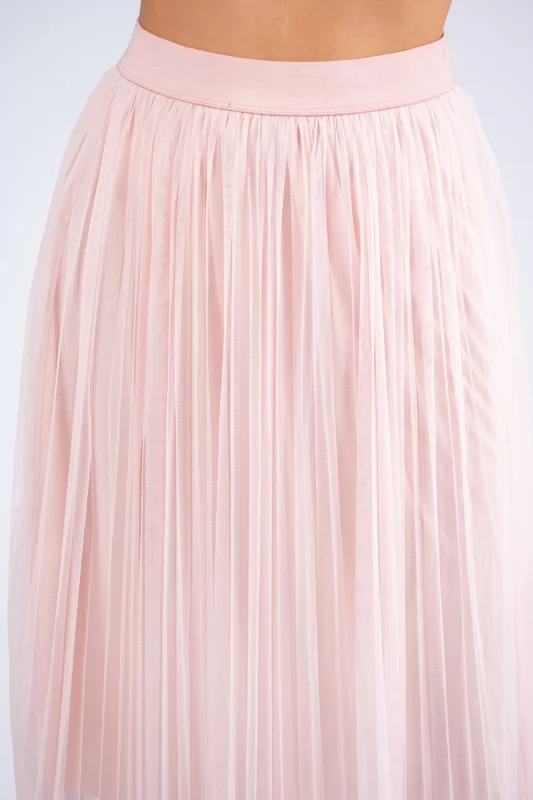 Tulle Skirt Pleated Baby Pink