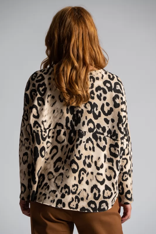 Φούτερ Λεπτό Leopar Print