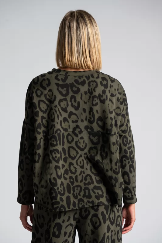 Φούτερ Λεπτό Leopar Print