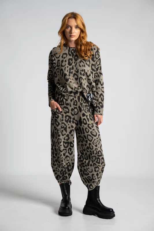 Φούτερ Λεπτό Leopar Print