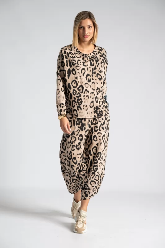 Φούτερ Λεπτό Leopar Print