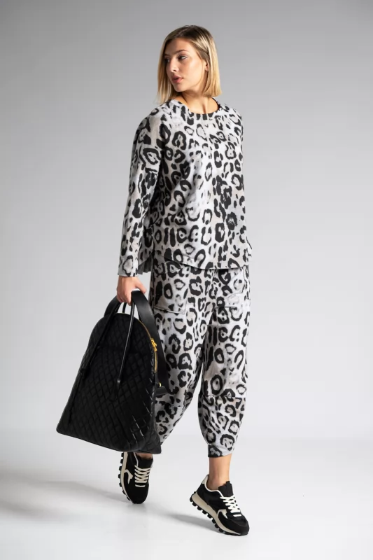 Φούτερ Λεπτό Leopar Print